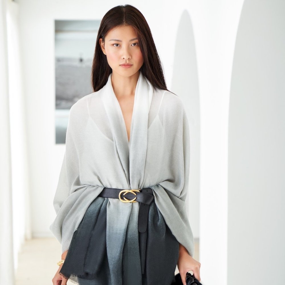 CUSHNIE Ombre Scarf/Wrap